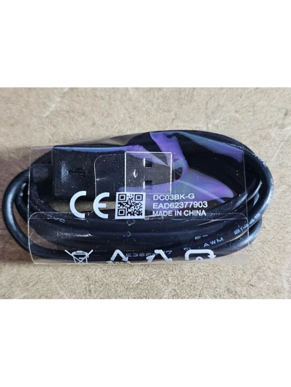 New EAD62377903  a genuine OEM LG USB Data Cable Type-A to Micro-USB connection